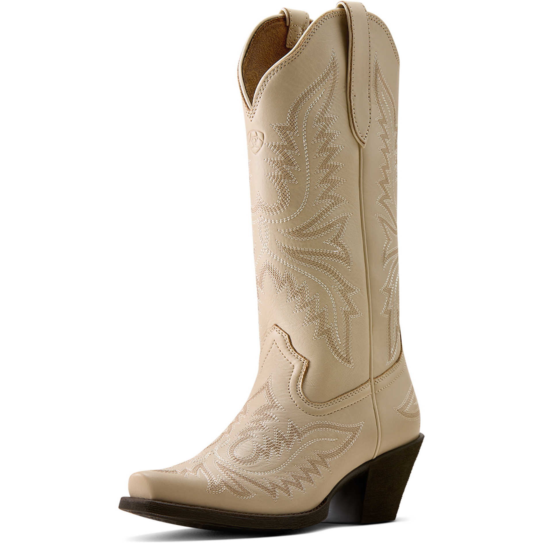 2026 Ariat Womens Round Up Collins D Toe Western Boot 10080382 - Buttercream